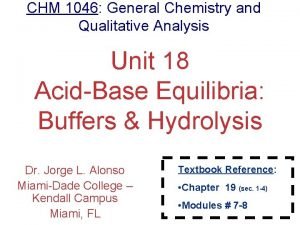 General chemistry with qualitative analysis