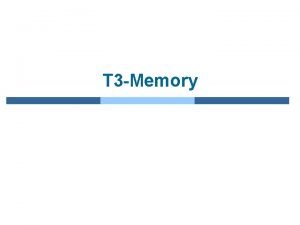 Non contiguous memory allocation