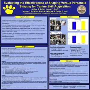 Evaluating the Effectiveness of Shaping Versus Percentile Shaping