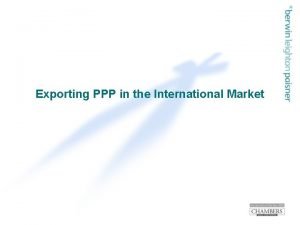 Contractual and Legal Issues in PPP Projects Exporting