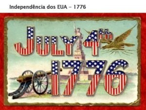 Independncia dos EUA 1776 O Conceito de Colnia