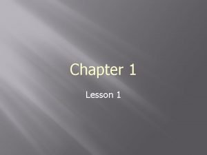 Chapter 1 lesson 4 promoting health and wellness