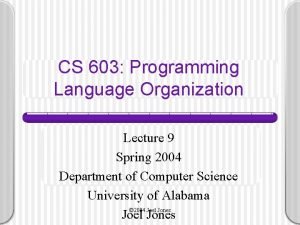 Cs 603