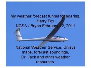 Dr jack soaring forecast