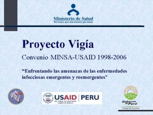 Proyecto Viga Convenio MINSAUSAID 1998 2006 Enfrentando las