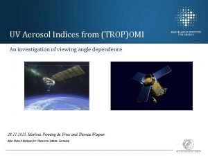 UV Aerosol Indices from TROPOMI An investigation of