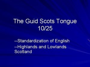 Scottish tongue twisters