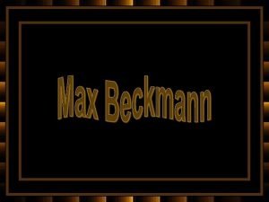 Max beckmann party in paris