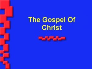 The Gospel Of Christ Rom 1 16 2