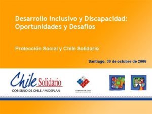 Desarrollo Inclusivo y Discapacidad Oportunidades y Desafos Proteccin