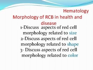 Rcb disease