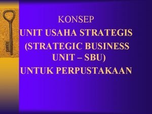 Strategi unit usaha