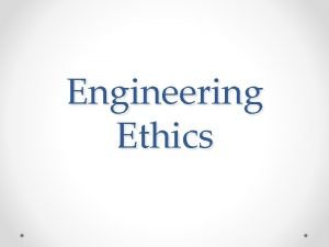 Engineering ethics rules