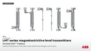 GLOBAL LAUNCH LMT series magnetostrictive level transmitters LMT