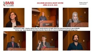 2018 BMB ADVANCE BANFF CENTRE APRIL 24 25