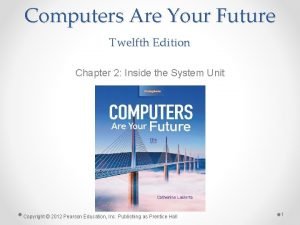 Computers Are Your Future Twelfth Edition Chapter 2