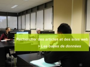 Recher des articles et des sites web Les