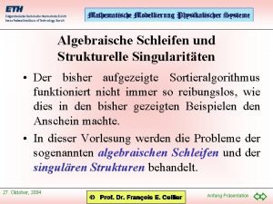 Algebraische schleife