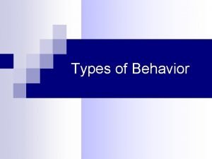 Examples of instincts