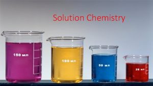 Solvent in chemical reactions