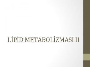 LPD METABOLZMASI II Eicosanoidler 20 karbonlu oklu doymam