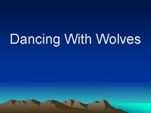 Dancing with