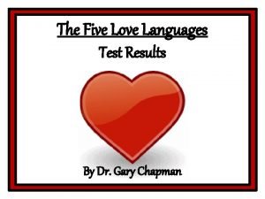 5 love languages test