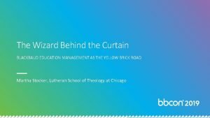 Blackbaud education management