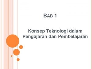 Konsep teknologi dan sumber digital