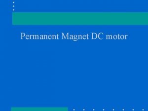 Permanent Magnet DC motor Armature Parts of the