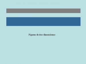 Figuras de tres dimensiones