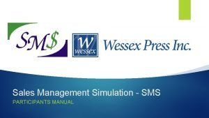 Wessex sales management simulation