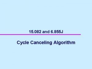 15 082 and 6 855 J Cycle Canceling