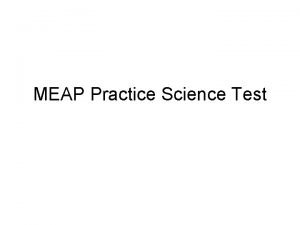 Meap practice tests
