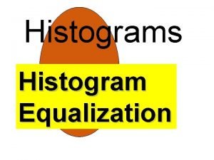 Histograms Histogram Equalization Properties of histograms Integrated optical