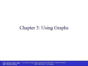 Chapter 3 Using Graphs Jon Curwin and Roger