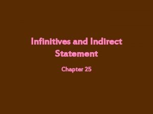 Indirect statement latin