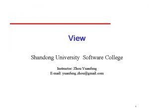 View Shandong University Software College Instructor Zhou Yuanfeng