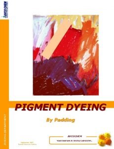 Pigment dyeing process