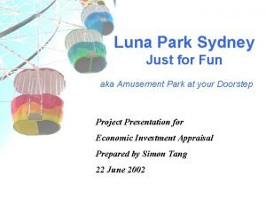 Luna park slides
