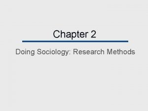 Chapter 2 learning goals outline sociology answers