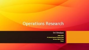 Iconic models in operations research