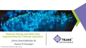 Network Slicing and SDN New Opportunities for Telecom