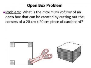 Open box problem