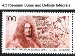 Riemann sum integral