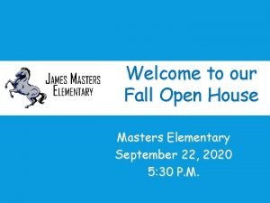 James masters elementary