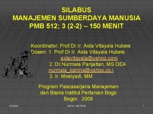 SILABUS MANAJEMEN SUMBERDAYA MANUSIA PMB 512 3 2