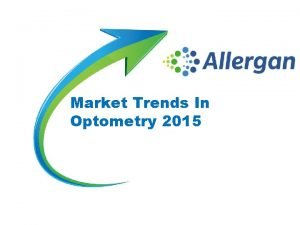 Market Trends In Optometry 2015 Allergan Leading the