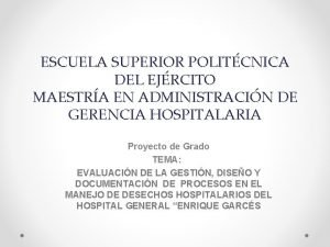 ESCUELA SUPERIOR POLITCNICA DEL EJRCITO MAESTRA EN ADMINISTRACIN