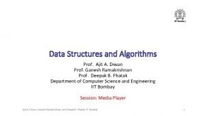 IIT Bombay Data Structures and Algorithms Prof Ajit